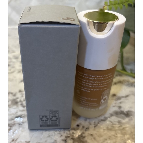 NEW BeautyCounter Beauty Counter Skin Twin Featherweight Foundation TAN 450 - Picture 4 of 7